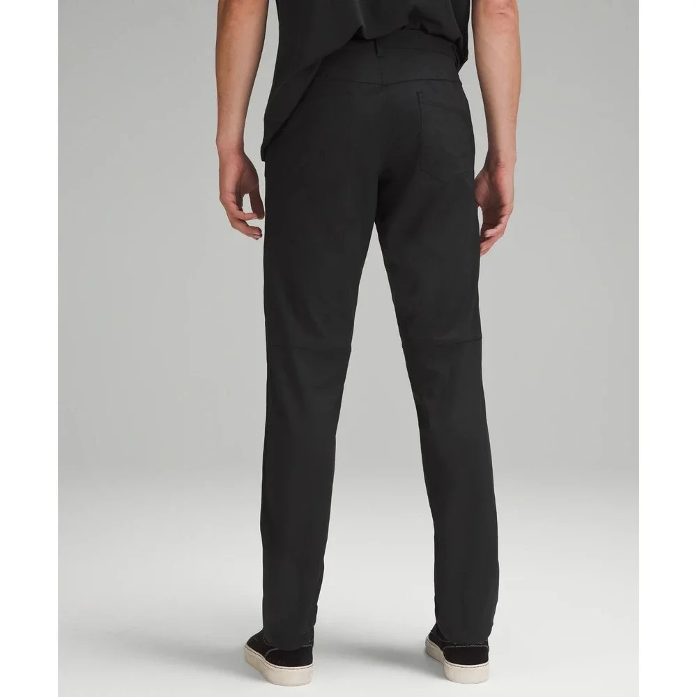 Lululemon ABC Pants Mens 31 Tall Black Technical 5 Pocket Trousers Stretch